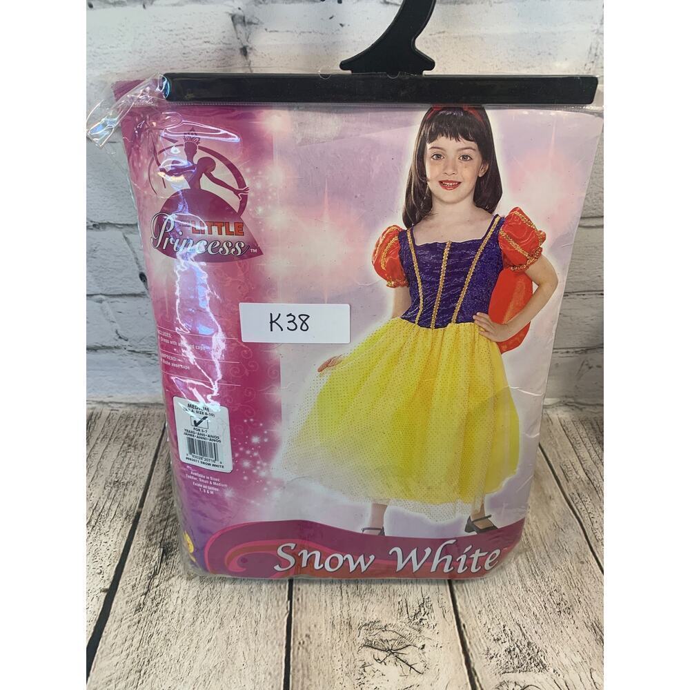 RUBIES THE LITTLE PRINCESS Girl’s Snow White Costume / Size: Medium 8-10